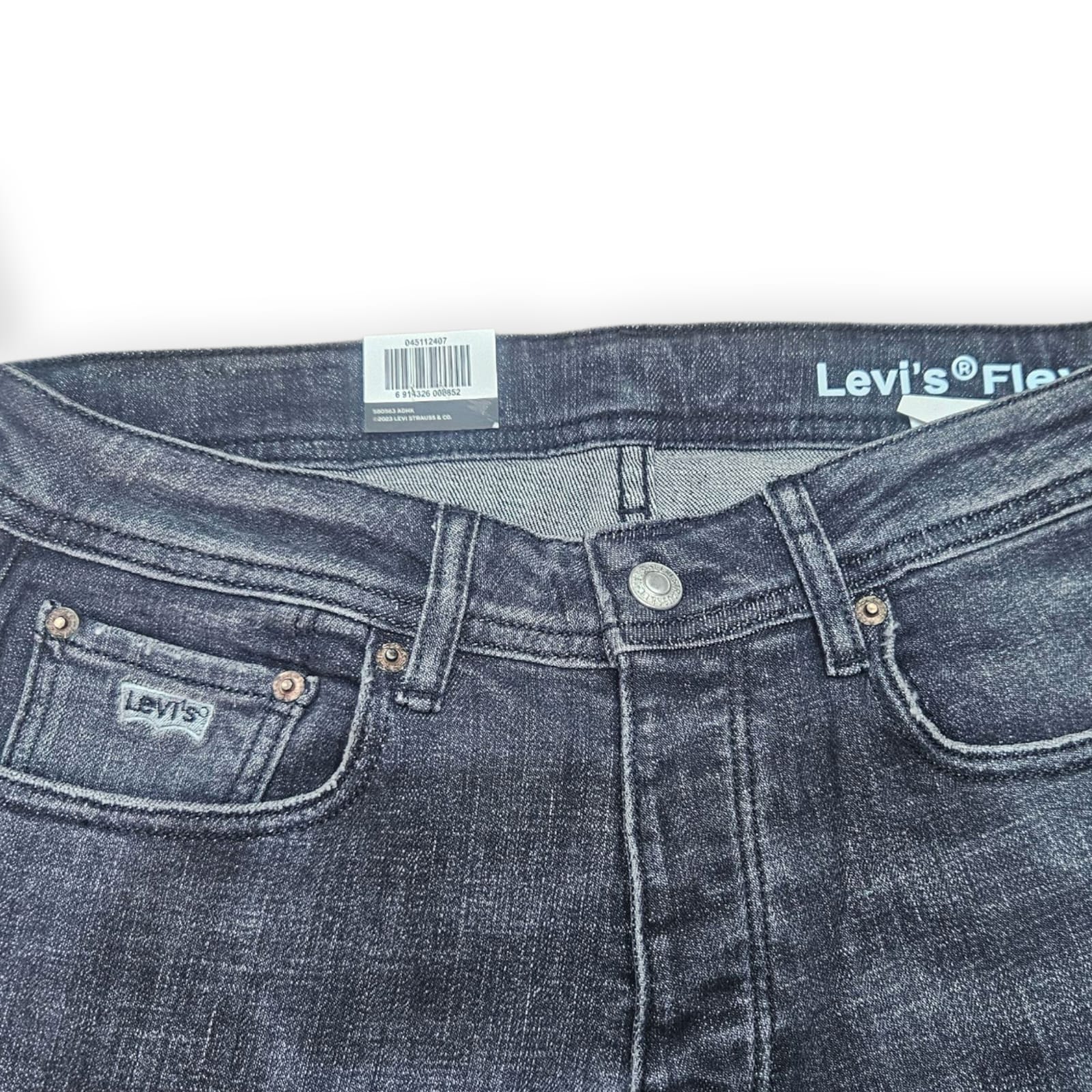 Jean levis  Coupe Normal  ref-501 Gris Noir